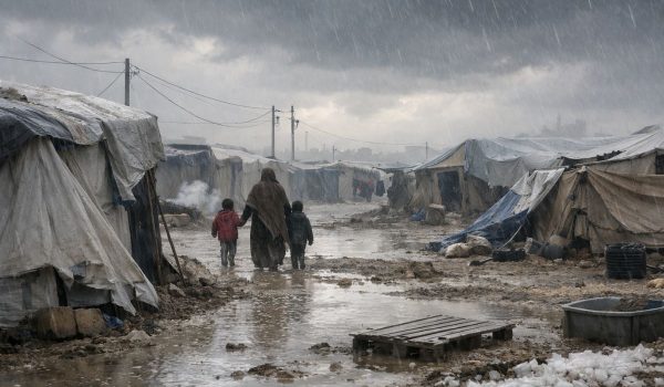 Weather Crisis in Palestinian Displacement Camps